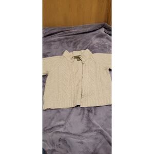 Inis Crafts 100% Merino Wool Sweater Size Large Made in Ireland unisex